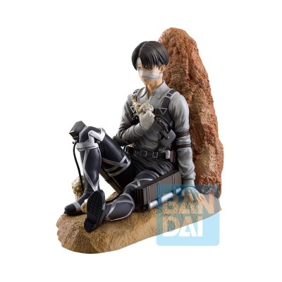 ATTACK ON TITAN - Levi Battle Of Heaven And Earth Ichibansho Bandai PVC Figure 11 cm