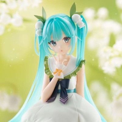 HATSUNE MIKU NOODLE STOPPER - Flower Fairy Lily of the Valley Furyu PVC Figure 14 cm