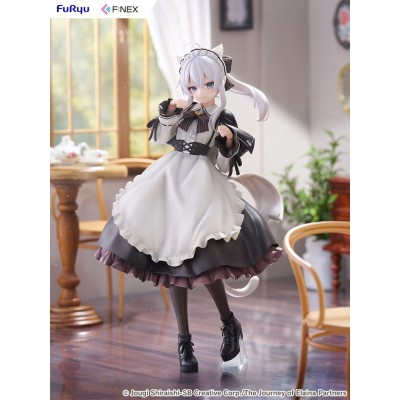 WANDERING WITCH: THE JOURNEY OF ELAINA - Elaina Maid costume with cat ears Ver. 1/7 Furyu PVC Figure 24 cm