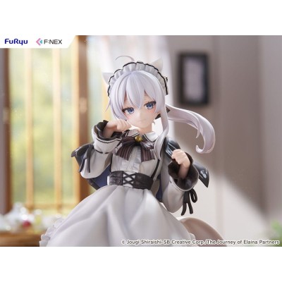 WANDERING WITCH: THE JOURNEY OF ELAINA - Elaina Maid costume with cat ears Ver. 1/7 Furyu PVC Figure 24 cm