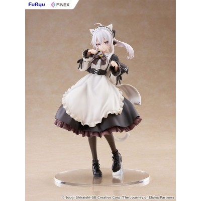 WANDERING WITCH: THE JOURNEY OF ELAINA - Elaina Maid costume with cat ears Ver. 1/7 Furyu PVC Figure 24 cm