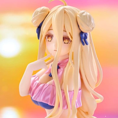 DATE A LIVE V - Mukuro Hoshimiya Swimsuit Pastel Pink Color Ver. Noodle Stopper Furyu PVC Figure 13 cm