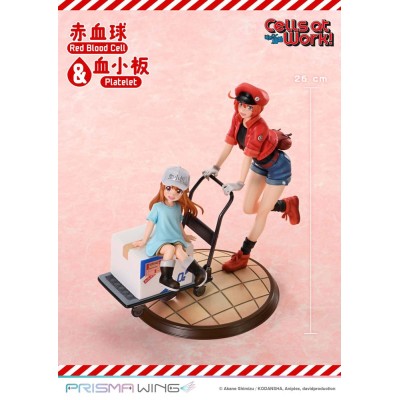 CELLS AT WORK - Red Blood Cell & Platelet Prisma Wing Prime 1 Studio PVC Figure 26 cm