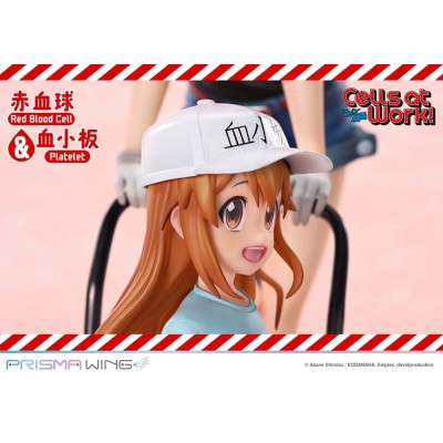 CELLS AT WORK - Red Blood Cell & Platelet Prisma Wing Prime 1 Studio PVC Figure 26 cm