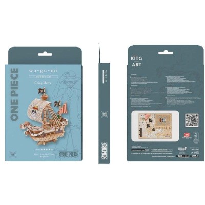 ONE PIECE - DIY Puzzle 3d in legno Boat Wa-Gu-Mi Going Merry