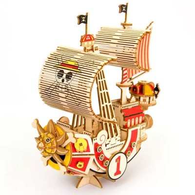 ONE PIECE - DIY Puzzle 3d in legno Boat Wa-Gu-Mi Thousand Sunny