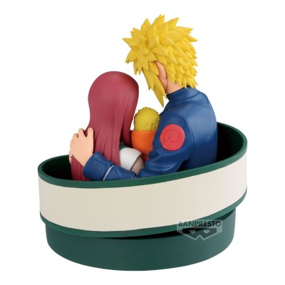 NARUTO 72 SERIES - Minato & Naruto & Kushina Banpresto PVC Figure 13 cm