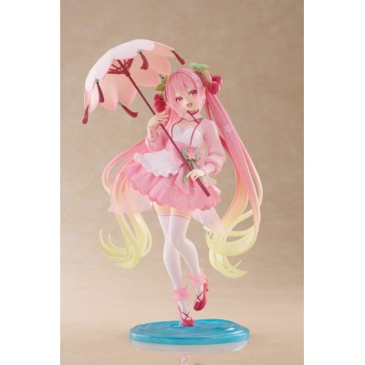 HATSUNE MIKU - Newley Written Sakura Miku Sakura Dress Ver. AMP Taito PVC Figure 21 cm