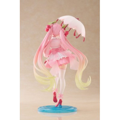 HATSUNE MIKU - Newley Written Sakura Miku Sakura Dress Ver. AMP Taito PVC Figure 21 cm