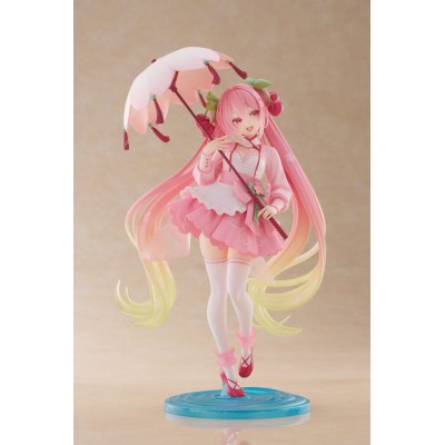 HATSUNE MIKU - Newley Written Sakura Miku Sakura Dress Ver. AMP Taito PVC Figure 21 cm