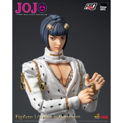 JOJO'S BIZARRE ADVENTURE: GOLDEN WIND - Bruno Bucciarati FigZero 1/6 ThreeZero Action Figure 31 cm