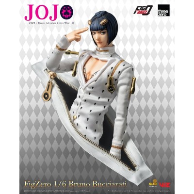 JOJO'S BIZARRE ADVENTURE: GOLDEN WIND - Bruno Bucciarati FigZero 1/6 ThreeZero Action Figure 31 cm
