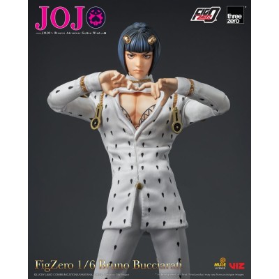JOJO'S BIZARRE ADVENTURE: GOLDEN WIND - Bruno Bucciarati FigZero 1/6 ThreeZero Action Figure 31 cm