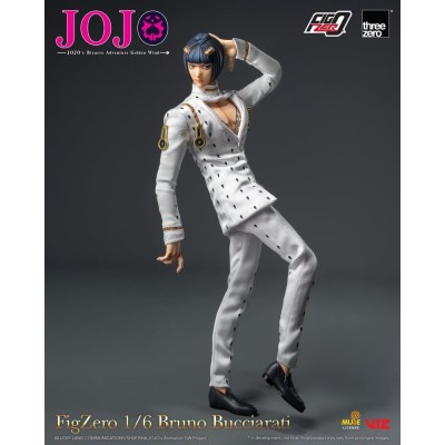 JOJO'S BIZARRE ADVENTURE: GOLDEN WIND - Bruno Bucciarati FigZero 1/6 ThreeZero Action Figure 31 cm