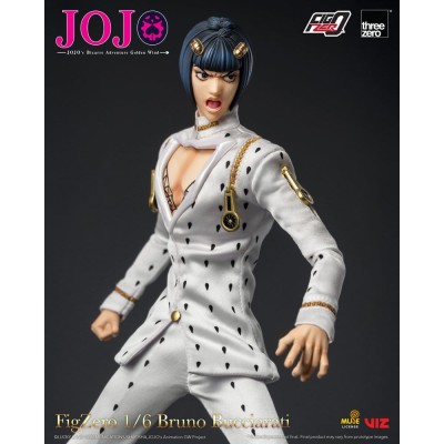 JOJO'S BIZARRE ADVENTURE: GOLDEN WIND - Bruno Bucciarati FigZero 1/6 ThreeZero Action Figure 31 cm