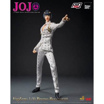 JOJO'S BIZARRE ADVENTURE: GOLDEN WIND - Bruno Bucciarati FigZero 1/6 ThreeZero Action Figure 31 cm