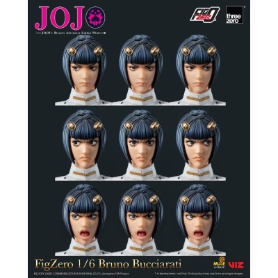 JOJO'S BIZARRE ADVENTURE: GOLDEN WIND - Bruno Bucciarati FigZero 1/6 ThreeZero Action Figure 31 cm