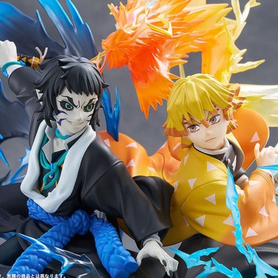 DEMON SLAYER - Zenitsu Agatsuma & Kaigaku Aniplex PVC Figure 15 cm