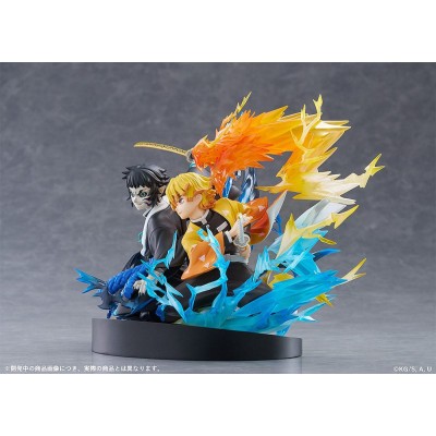 DEMON SLAYER - Zenitsu Agatsuma & Kaigaku Aniplex PVC Figure 15 cm