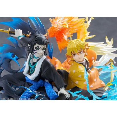 DEMON SLAYER - Zenitsu Agatsuma & Kaigaku Aniplex PVC Figure 15 cm