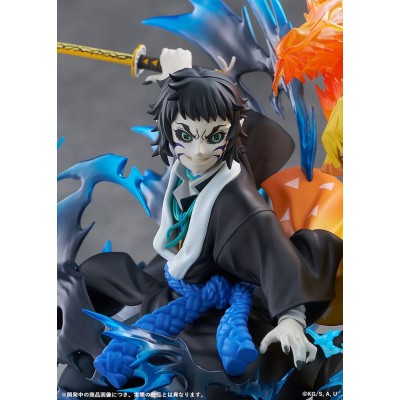 DEMON SLAYER - Zenitsu Agatsuma & Kaigaku Aniplex PVC Figure 15 cm