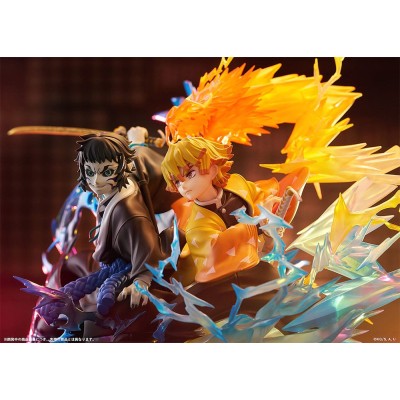 DEMON SLAYER - Zenitsu Agatsuma & Kaigaku Aniplex PVC Figure 15 cm