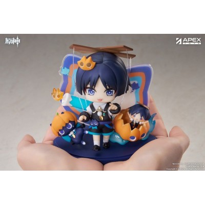 GENSHIN IMPACT - Wanderer You Ye Qi Xiang Series Chibi Chara APEX PVC Figure 10 cm