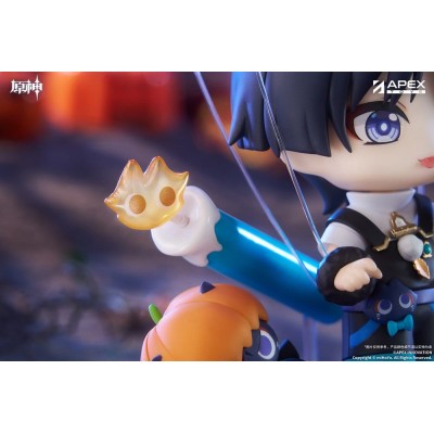 GENSHIN IMPACT - Wanderer You Ye Qi Xiang Series Chibi Chara APEX PVC Figure 10 cm