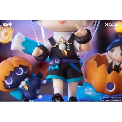 GENSHIN IMPACT - Wanderer You Ye Qi Xiang Series Chibi Chara APEX PVC Figure 10 cm