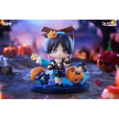 GENSHIN IMPACT - Wanderer You Ye Qi Xiang Series Chibi Chara APEX PVC Figure 10 cm