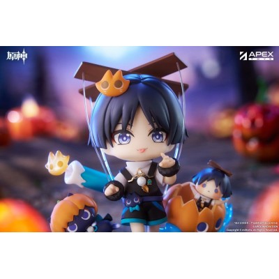 GENSHIN IMPACT - Wanderer You Ye Qi Xiang Series Chibi Chara APEX PVC Figure 10 cm