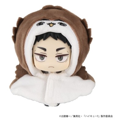 HAIKYU!! - Akaashi Owl Look Up Cape Accessories Megahouse PVC Figure 12 cm