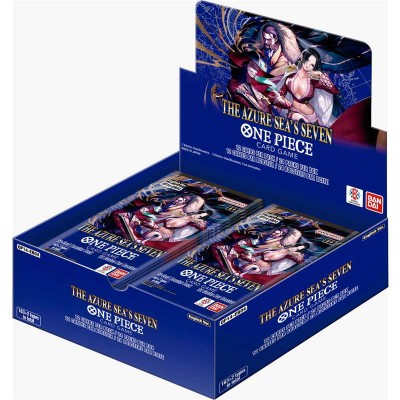 ONE PIECE CARD GAME OP-14-EB04 The Azure Sea's Seven - Pacco completo ENG (24 bustine)