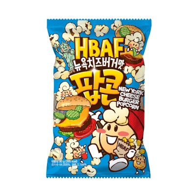 HBAF Popcorn - New York Cheeseburger Flavor (Korea) 80G