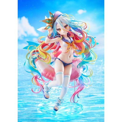 NO GAME NO LIFE - Shiro Sailor-Style Swimsuit Ver. 1/7 Good Smile Company PVC Figure 24 cm