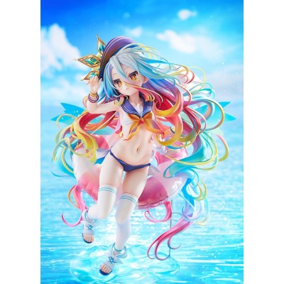 NO GAME NO LIFE - Shiro Sailor-Style Swimsuit Ver. 1/7 Good Smile Company PVC Figure 24 cm