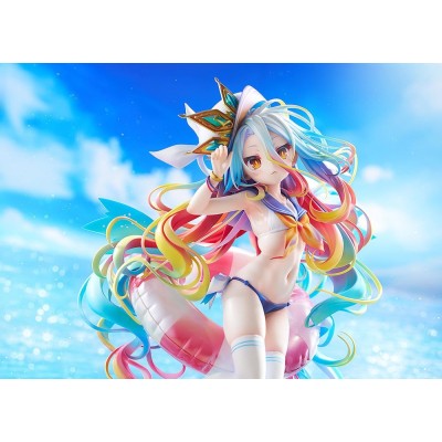 NO GAME NO LIFE - Shiro Sailor-Style Swimsuit Ver. 1/7 Good Smile Company PVC Figure 24 cm