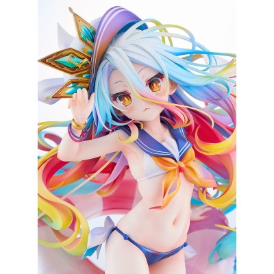 NO GAME NO LIFE - Shiro Sailor-Style Swimsuit Ver. 1/7 Good Smile Company PVC Figure 24 cm