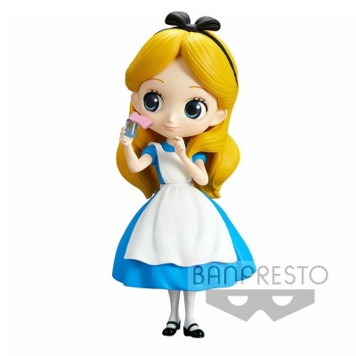ALICE IN WONDERLAND - Alice Thinking Time Q Posket Banpresto PVC Figure 14 cm