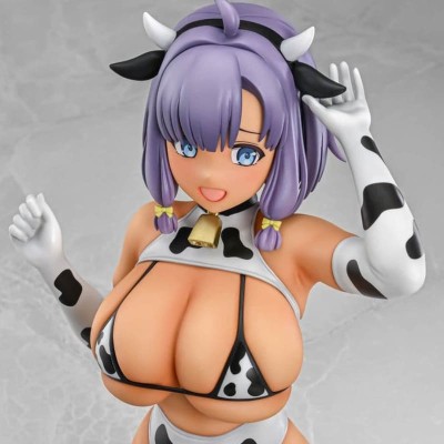 NUKITASHI THE ANIMATION - Misaki Hotori Cow Print Costume Tanned Ver. 1/5 Beat PVC Figure 22 cm