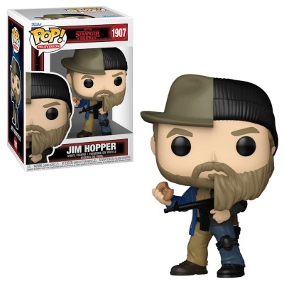 STRANGER THINGS - Jim Hopper SPLT Funko Pop TV 1907