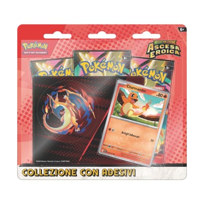 POKEMON - Collezione con Adesivi Megaevoluzione - Ascesa Eroica (ITA)