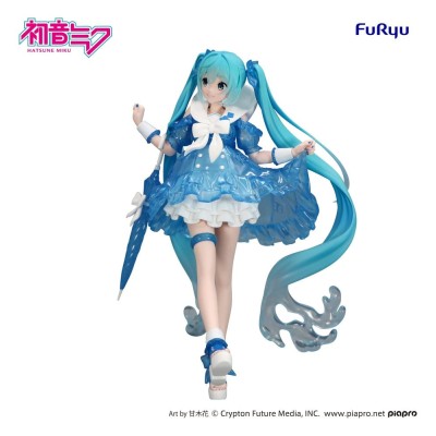 HATSUNE MIKU - Miku Rainy Dance Trio-Try-iT Furyu PVC Figure 19 cm