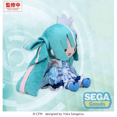 CHARACTER VOCAL SERIES 01 - Hatsune Miku LAWSON 50th Anniversary Special LIVE Fuwa Petit Plush Figure L 30 cm