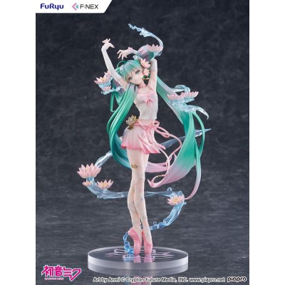 HATSUNE MIKU - Water Lily Ver. 1/7 F:NEX Furyu PVC Figure 27 cm