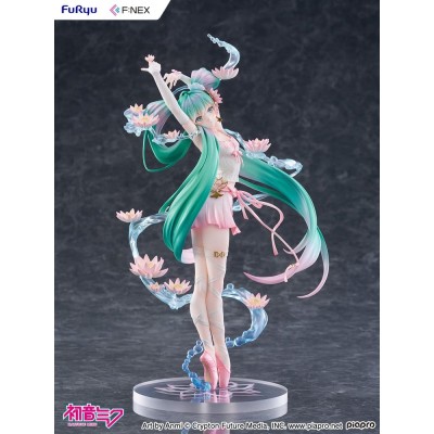 HATSUNE MIKU - Water Lily Ver. 1/7 F:NEX Furyu PVC Figure 27 cm