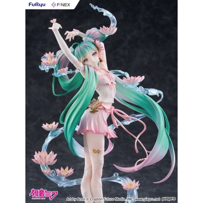 HATSUNE MIKU - Water Lily Ver. 1/7 F:NEX Furyu PVC Figure 27 cm