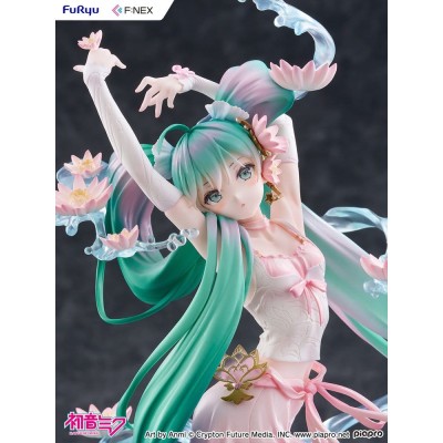 HATSUNE MIKU - Water Lily Ver. 1/7 F:NEX Furyu PVC Figure 27 cm
