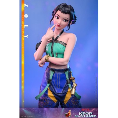 KPOP DEMON HUNTERS - Zoey 1/6 Hot Toys Action Figure 27 cm