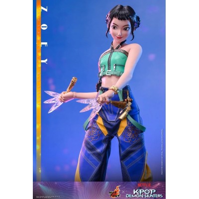KPOP DEMON HUNTERS - Zoey 1/6 Hot Toys Action Figure 27 cm